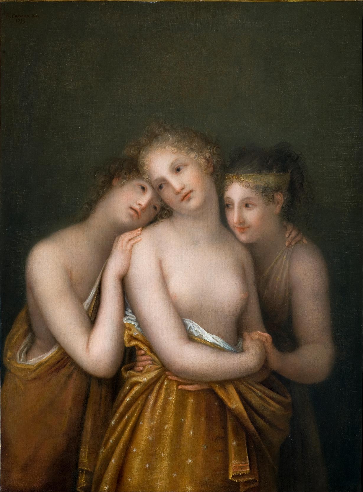 Antonio Canova Le Grazie dipinti Museo Possagno
